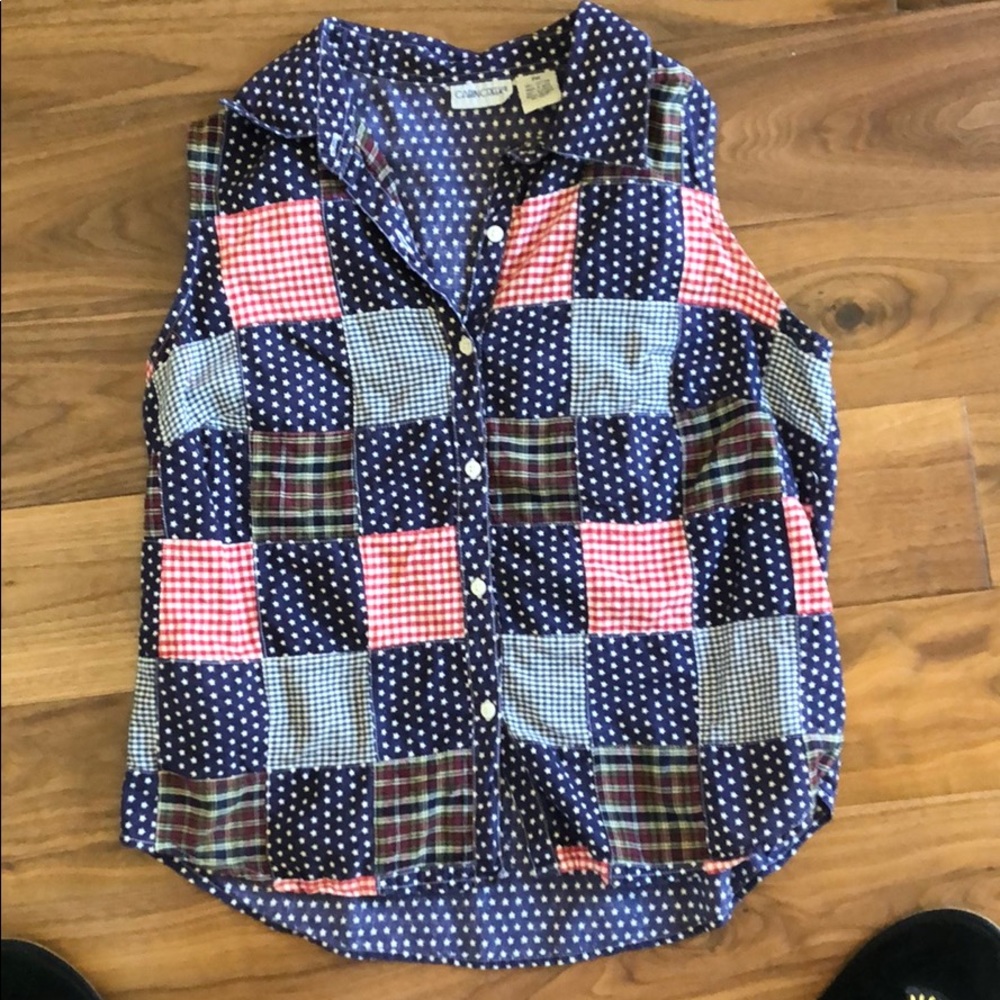 Vintage USA patched top